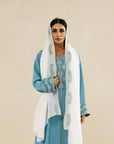 SEA GREEN EMBROIDERED CAFTAN