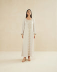 CREAM EMBROIDERED CAFTAN