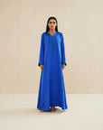 BLUE EMBROIDERED CAFTAN