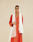 ORANGE EMBROIDERED CAFTAN
