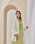 Light Green Crepe Caftan