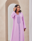 Light Purple Crepe Caftan