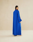 ROYAL BLUE TWO TONED LOOSE FIT CAFTAN