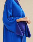 ROYAL BLUE TWO TONED LOOSE FIT CAFTAN