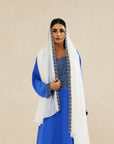 BLUE EMBROIDERED CAFTAN