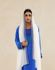 BLUE EMBROIDERED CAFTAN