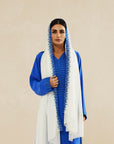 BLUE EMBROIDERED CAFTAN