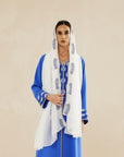 BLUE EMBROIDERED CAFTAN