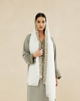 GREY EMBROIDERED CAFTAN