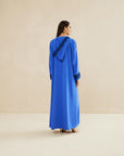 ROYAL BLUE MOROCCAN EMBROIDERY HOODIE