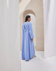 Powder Blue Moroccan Style with Hoodie