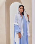 Powder Blue Moroccan Style with Hoodie