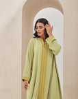 Lemon Green Moroccan Style with Hoodie