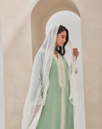 Light Green Moroccan Style Caftan