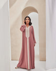 Dust Pink Moroccan Style Caftan