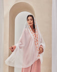 Coral Crepe Caftan