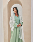 Light Green Crepe Caftan