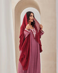 Deep Pink Soft Linen Caftan