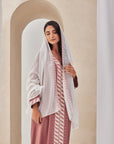 Dust Pink Crepe Caftan