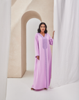 Light Purple Crepe Caftan