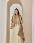 Cream Linen Caftan